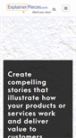 Mobile Screenshot of explainerpieces.com